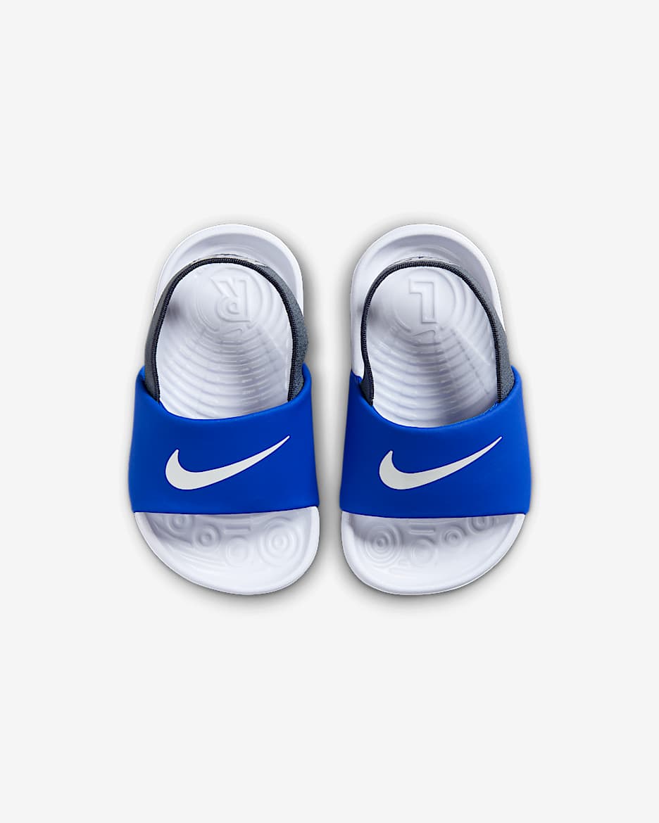 Nike kawa slide navy blue online